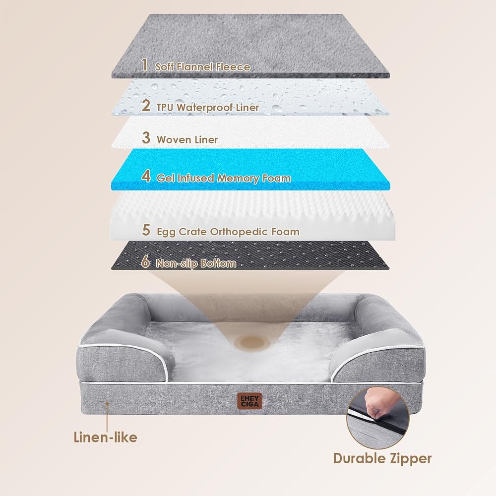 EHEYCIGA Dog Bed
